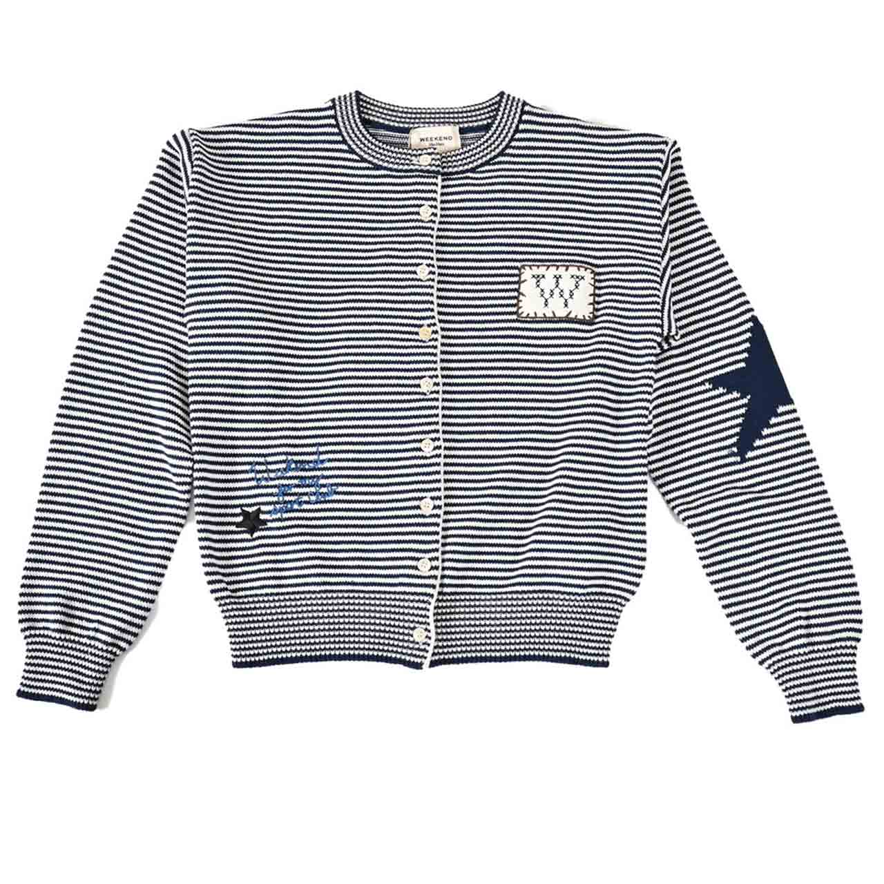 ウィークエンド マックスマーラ WEEKEND MAXMARA カーディガン TEIERA 5346041600 021 ネイビー レディース 2026AW 2026年秋冬新作