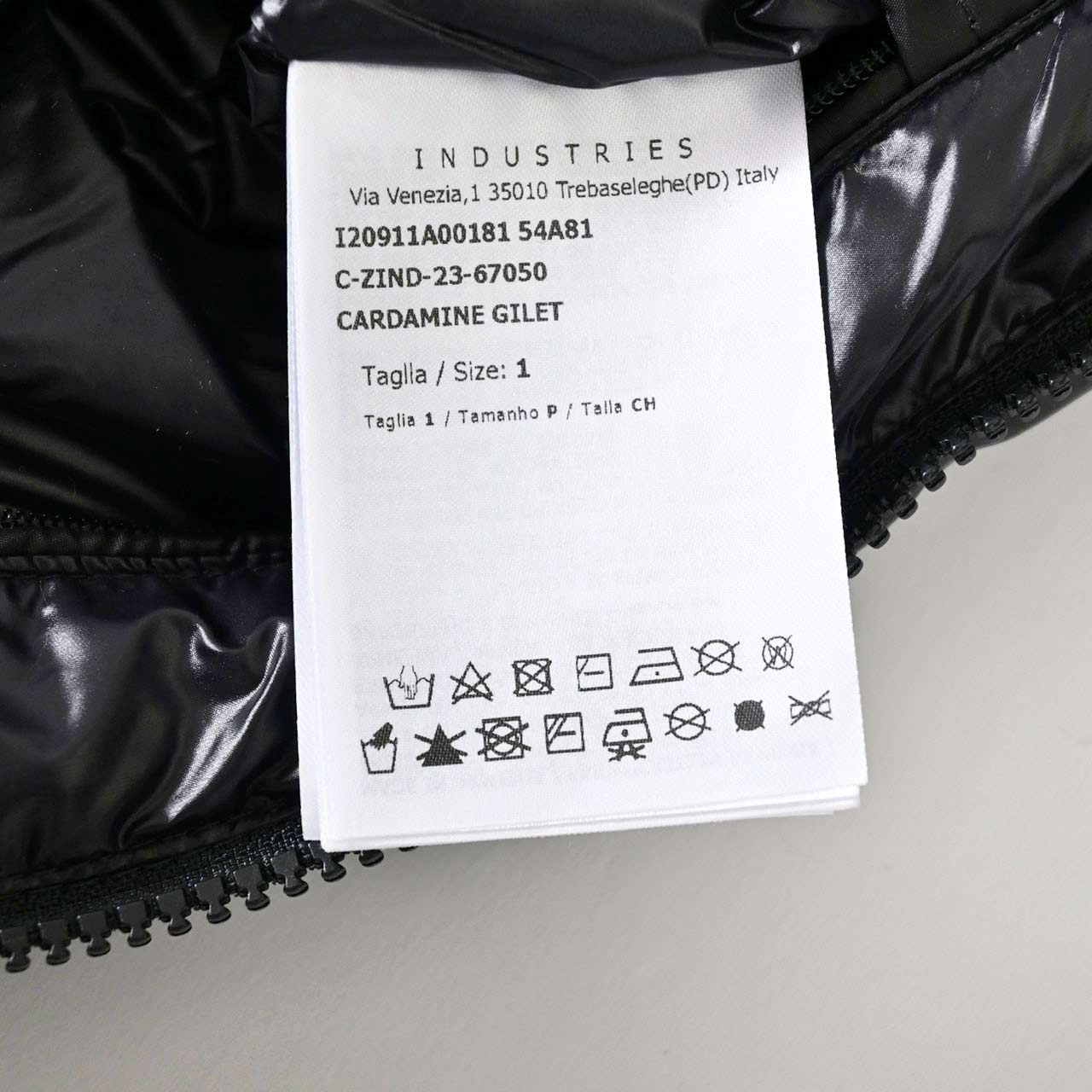 モンクレール MONCLER ダウンベスト CARDIMINE 1A00181 54A81 999 ブラック メンズ