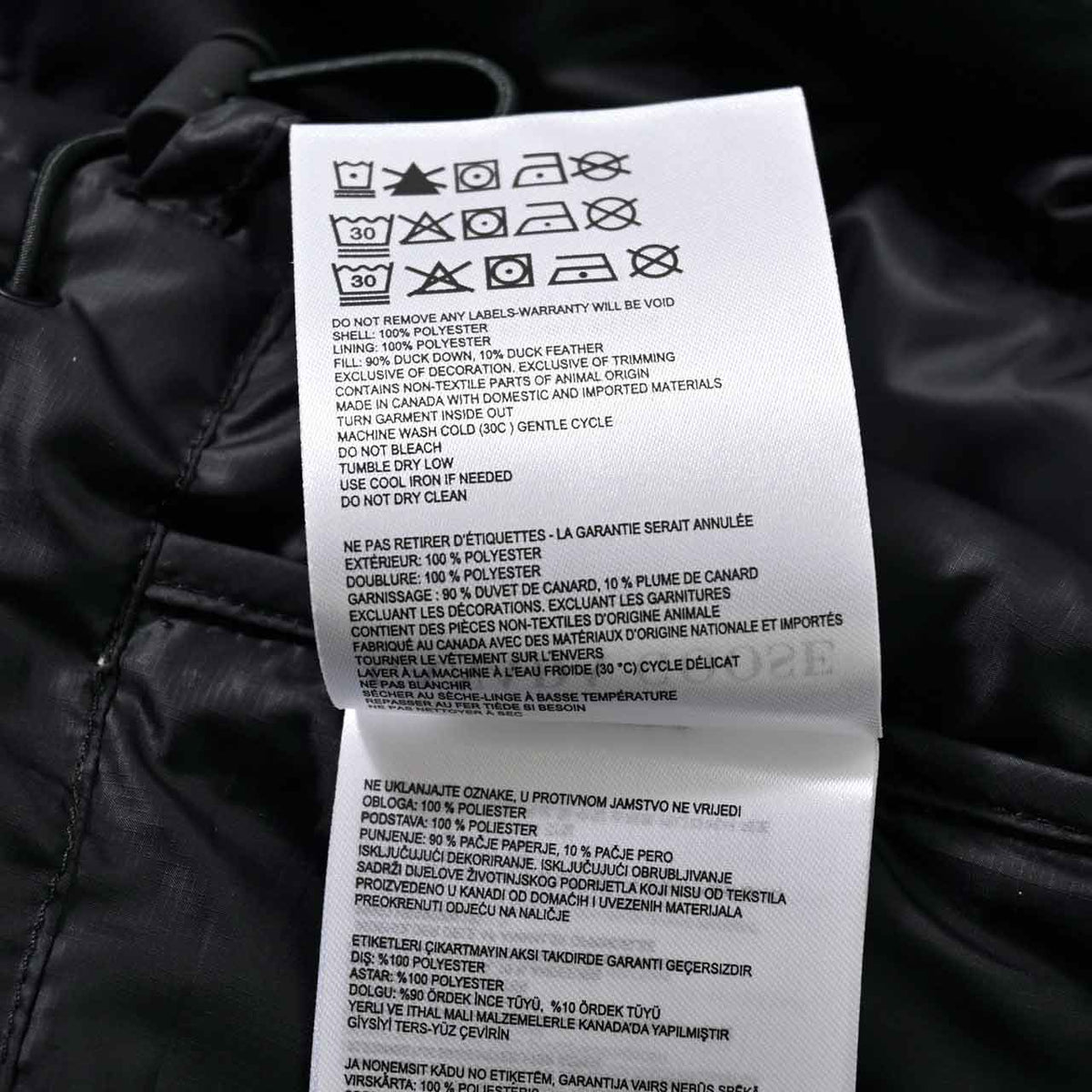 カナダグース CANADA GOOSE ダウンジャケット Aethera Hoodie 2482WT 9061 ブラック レディース