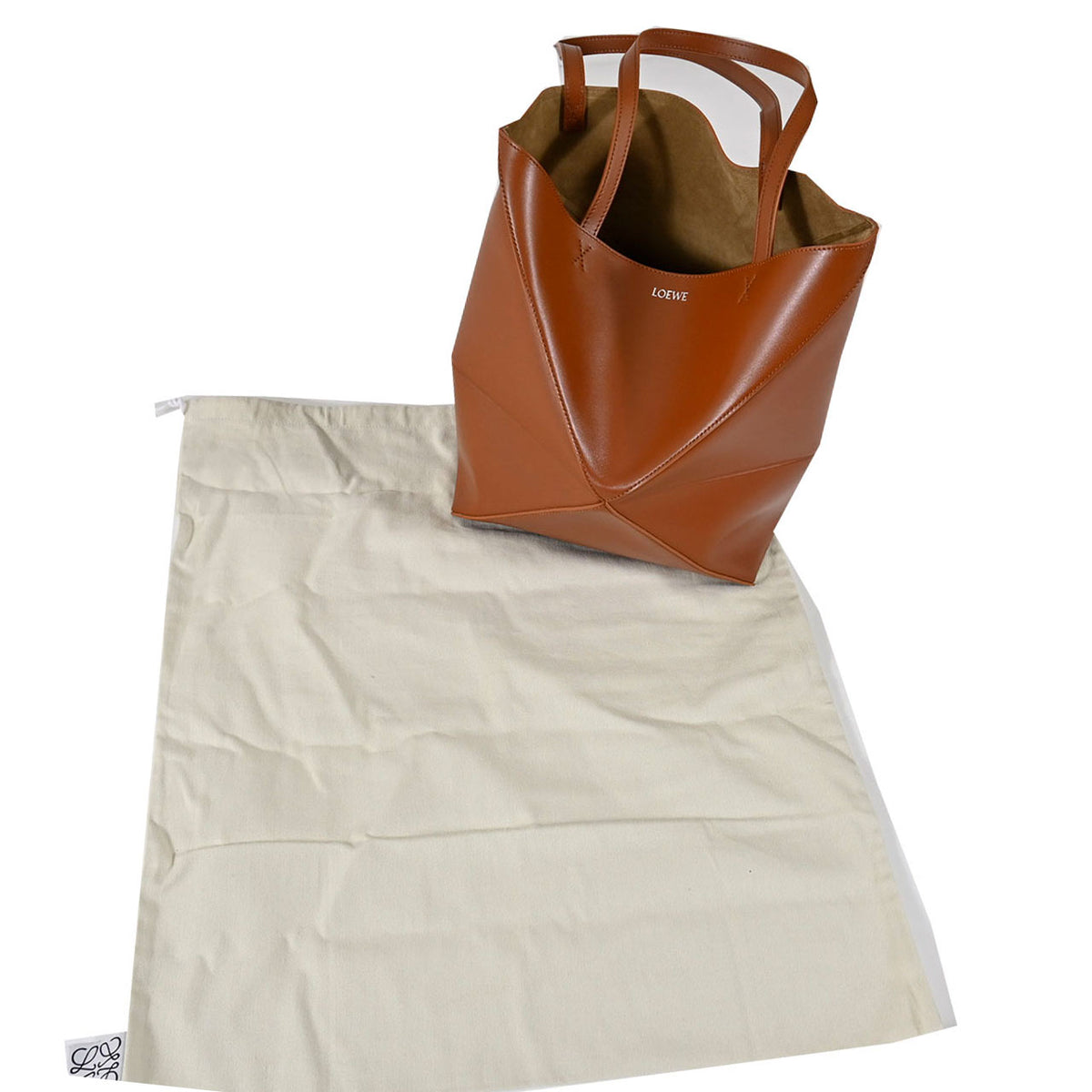 ロエベ LOEWE トートバッグ PUZZLE FOLD TOTE MEDIUM A657G50X01 4927 ブラウン レディース