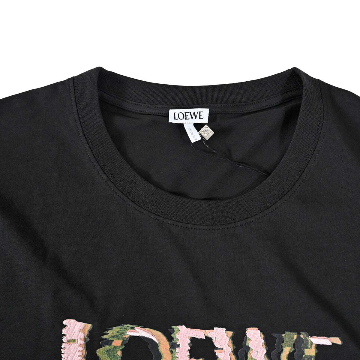 ロエベ LOEWE Tシャツ H526Y22J61 1489 ブラック メンズ