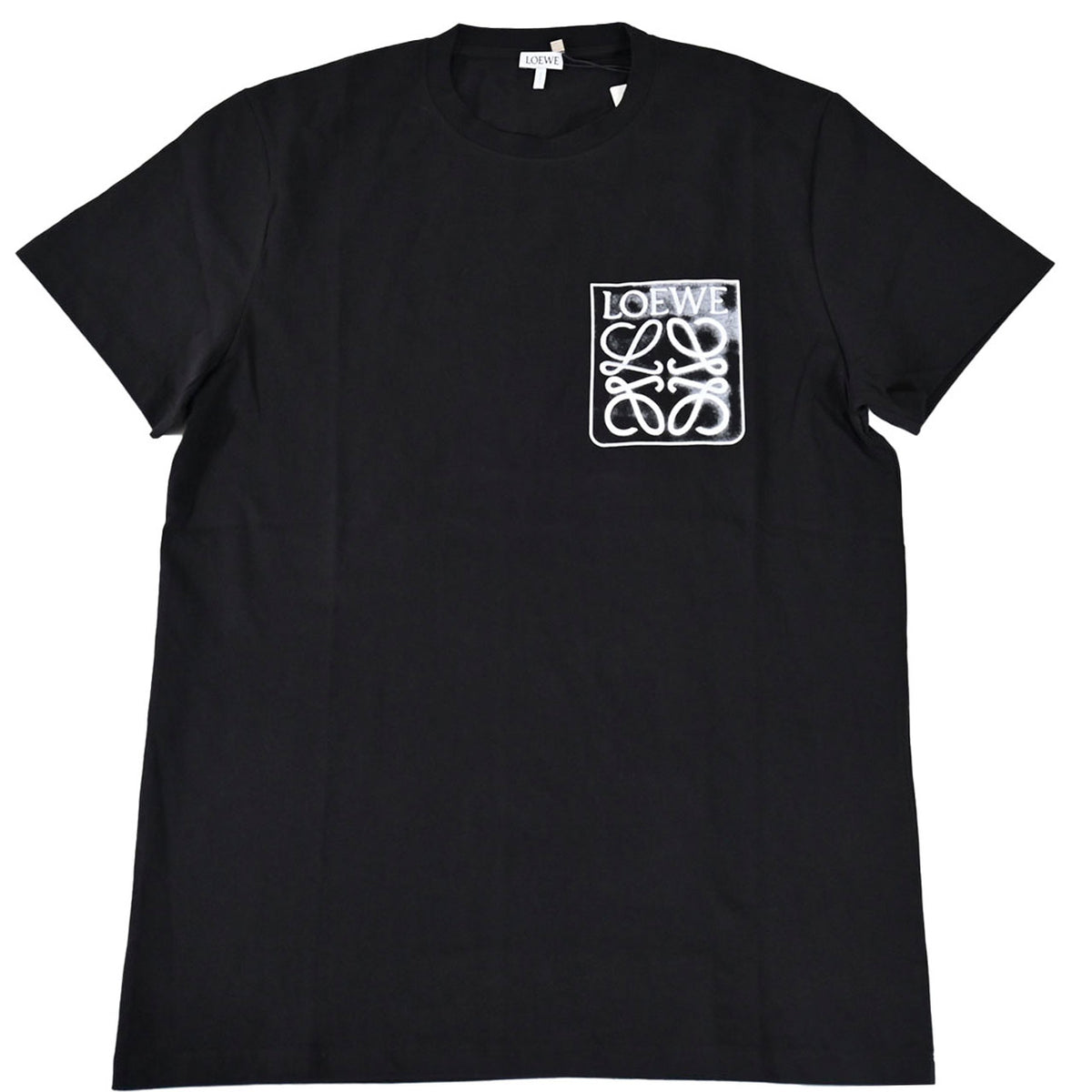 ロエベ LOEWE Tシャツ H526Y22X25 1100 ブラック メンズ