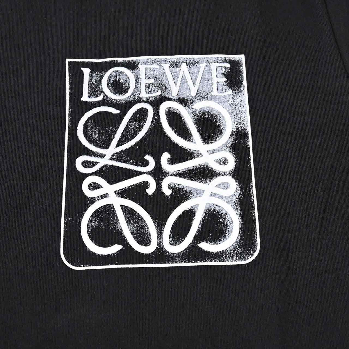 ロエベ LOEWE Tシャツ H526Y22X25 1100 ブラック メンズ