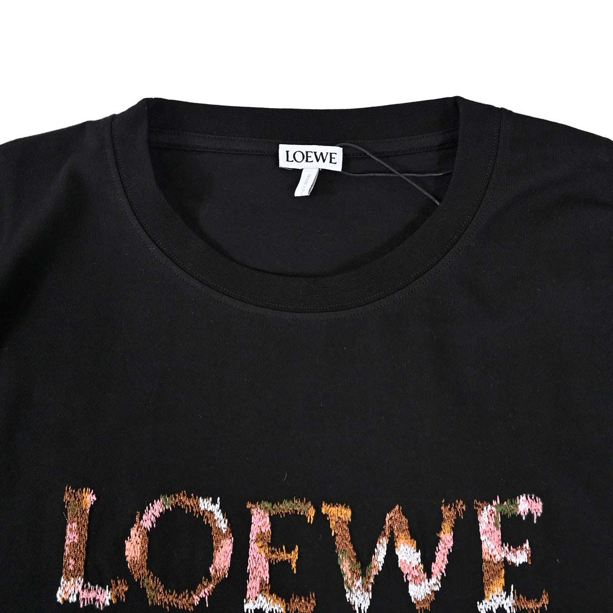 ロエベ LOEWE Tシャツ H526Y22XCM 1100 ブラック メンズ レディース