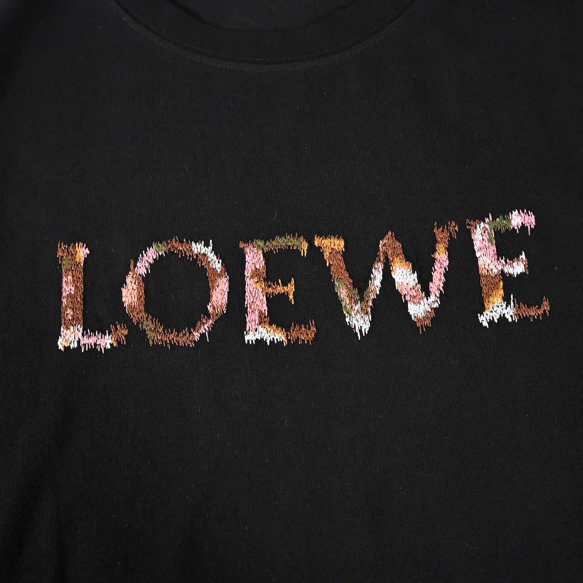 ロエベ LOEWE Tシャツ H526Y22XCM 1100 ブラック メンズ レディース