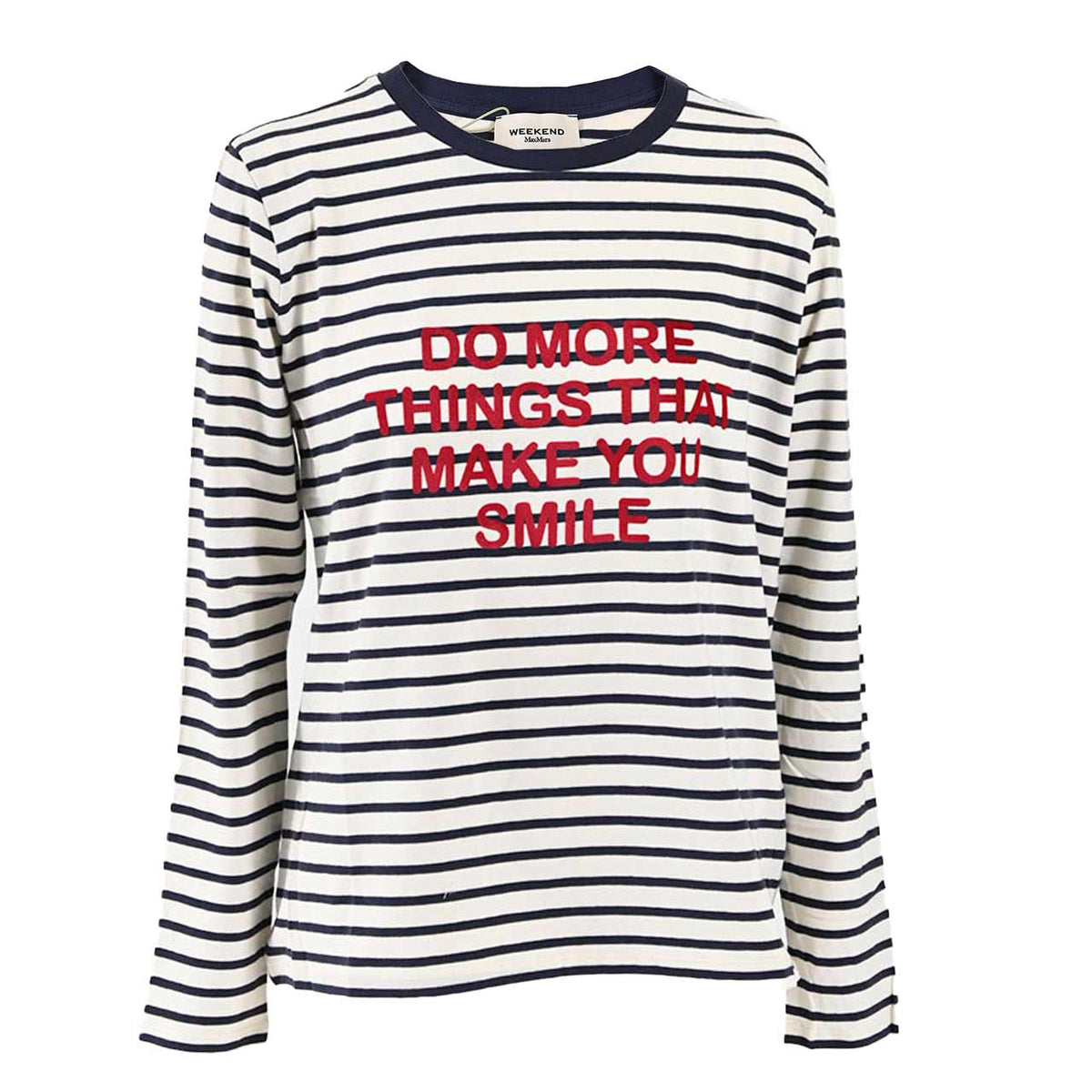 ウィークエンド マックスマーラ WEEKEND MAXMARA クルーネック長袖Ｔシャツ VICINO 5946052600 006 ネイビー レディース