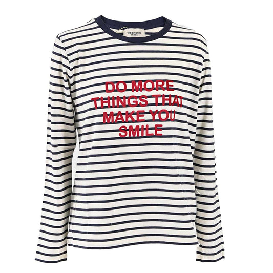ウィークエンド マックスマーラ WEEKEND MAXMARA クルーネック長袖Ｔシャツ VICINO 5946052600 006 ネイビー レディース