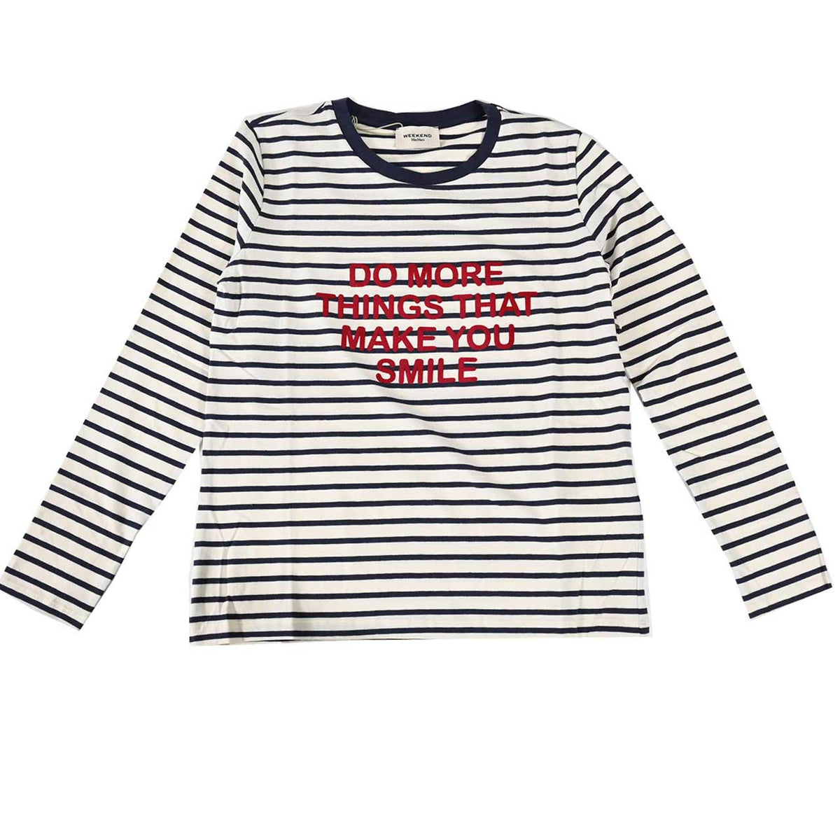 ウィークエンド マックスマーラ WEEKEND MAXMARA クルーネック長袖Ｔシャツ VICINO 5946052600 006 ネイビー レディース