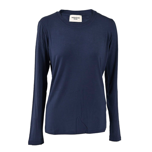ウィークエンド マックスマーラ WEEKEND MAXMARA クルーネック長袖Ｔシャツ MULTIE 5946032600 003 ネイビー レディース