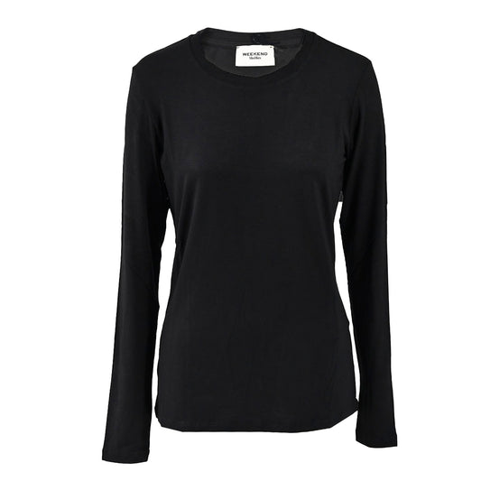 ウィークエンド マックスマーラ WEEKEND MAXMARA クルーネック長袖Ｔシャツ MULTIE 5946032600 004 ブラック レディース