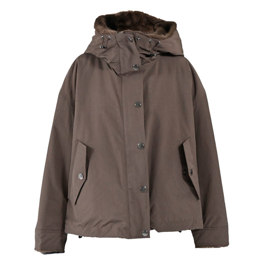 ウィークエンド マックスマーラ WEEKEND MAXMARA フード付きブルゾン ZANNA 5026012600 012 ブラウン レディース