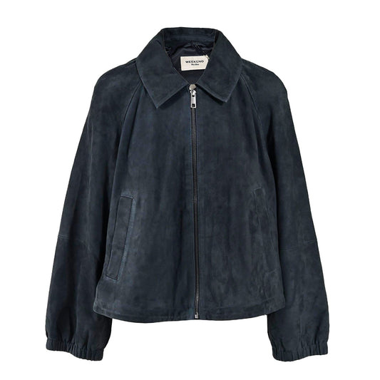 ウィークエンド マックスマーラ WEEKEND MAXMARA レザージャケット ZUPPA 5446011600 003 ブルー レディース