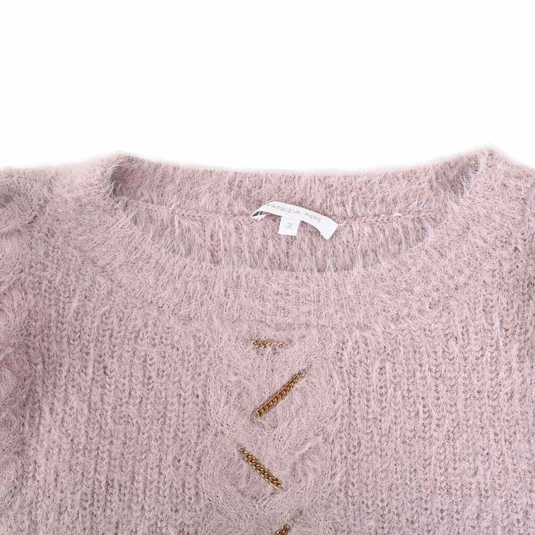 PATRIZIA PEPE Sweater 8M0709 A2UBM330 Reason for Sale Pink 