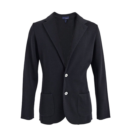 LARDINI Jacket 53001 999 Reason for Sale Black 