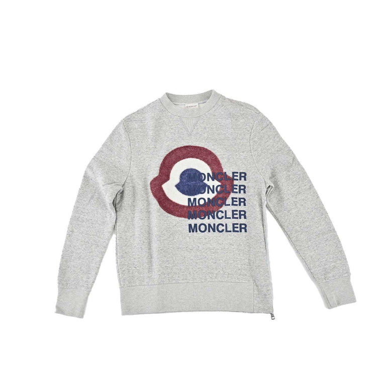 モンクレール MONCLER トレーナー 8021250 80972 910 グレー レディース 【ラスト1点 フリーサイズ】