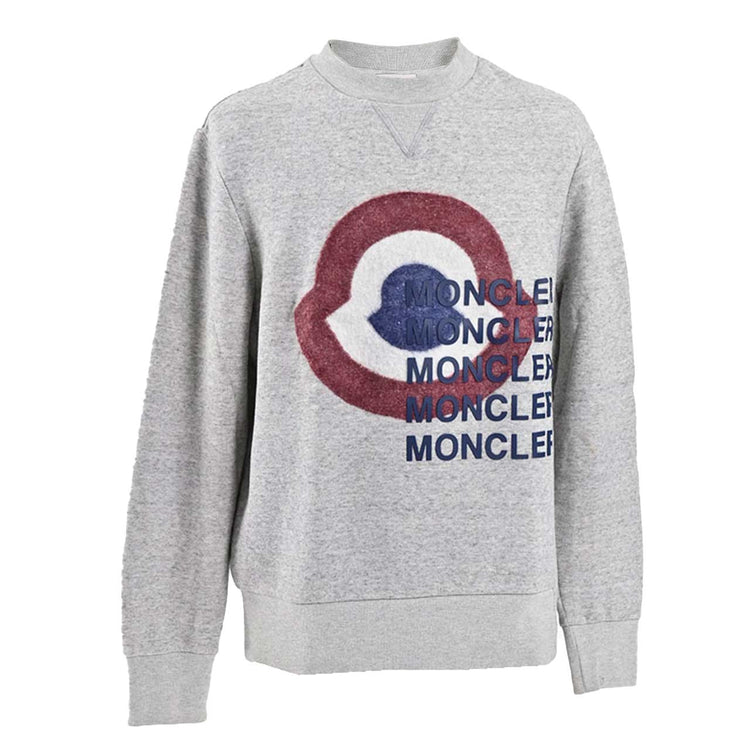 モンクレール MONCLER トレーナー 8021250 80972 910 グレー レディース 【ラスト1点 フリーサイズ】