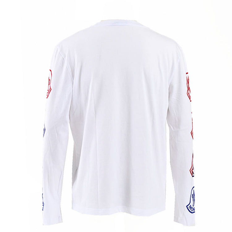 モンクレール MONCLER Tシャツ 8D00011 829H8 001 ワケアリ ホワイト メンズ