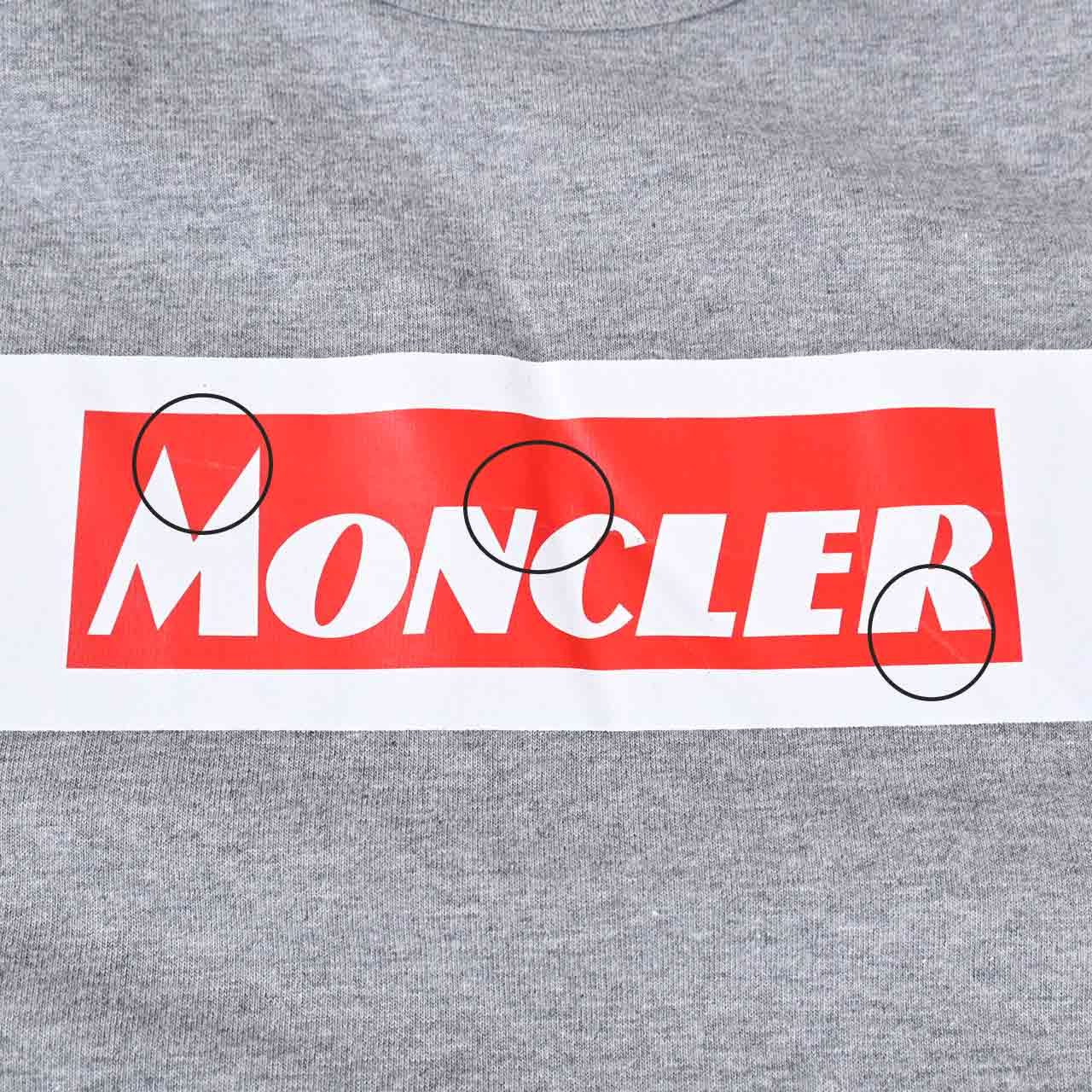 モンクレール MONCLER Tシャツ 8C00006 8390T 987 ワケアリ グレー  レディース