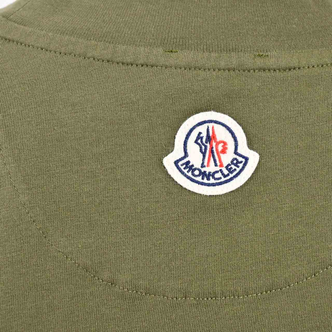 モンクレール MONCLER クルーネック半袖Ｔシャツ 8C01160 8390Y 880 ワケアリ グリーン  メンズ