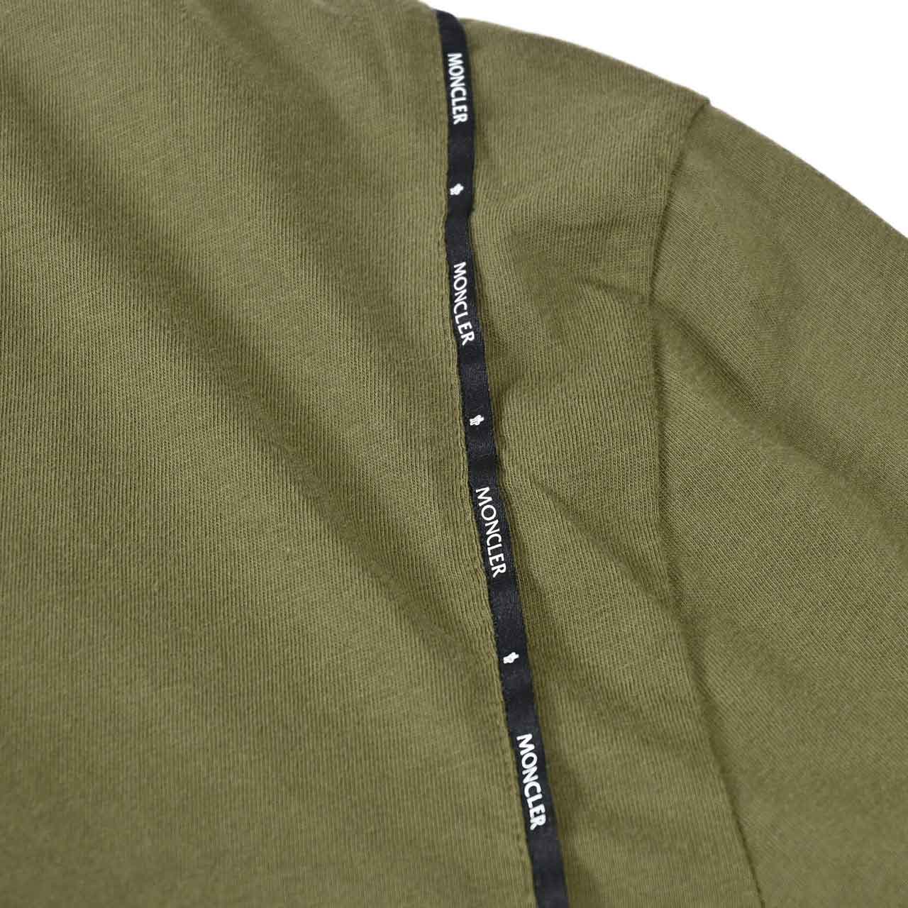 モンクレール MONCLER クルーネック半袖Ｔシャツ 8C01160 8390Y 880 ワケアリ グリーン メンズ レディース