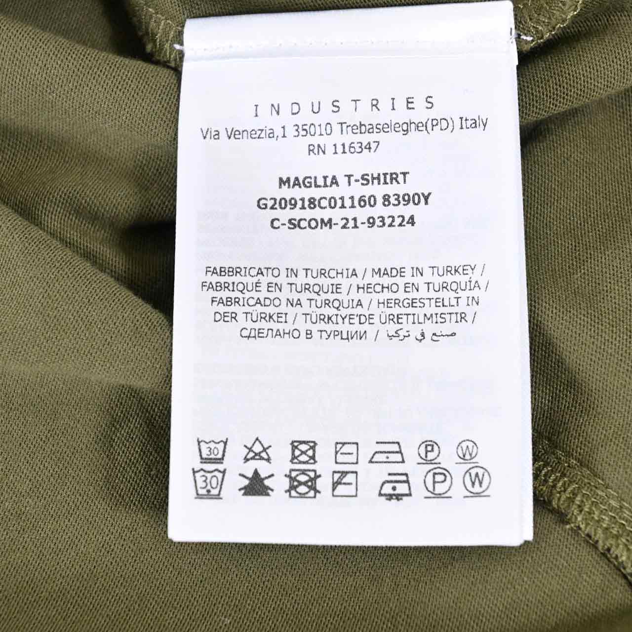 モンクレール MONCLER クルーネック半袖Ｔシャツ 8C01160 8390Y 880 ワケアリ グリーン  メンズ