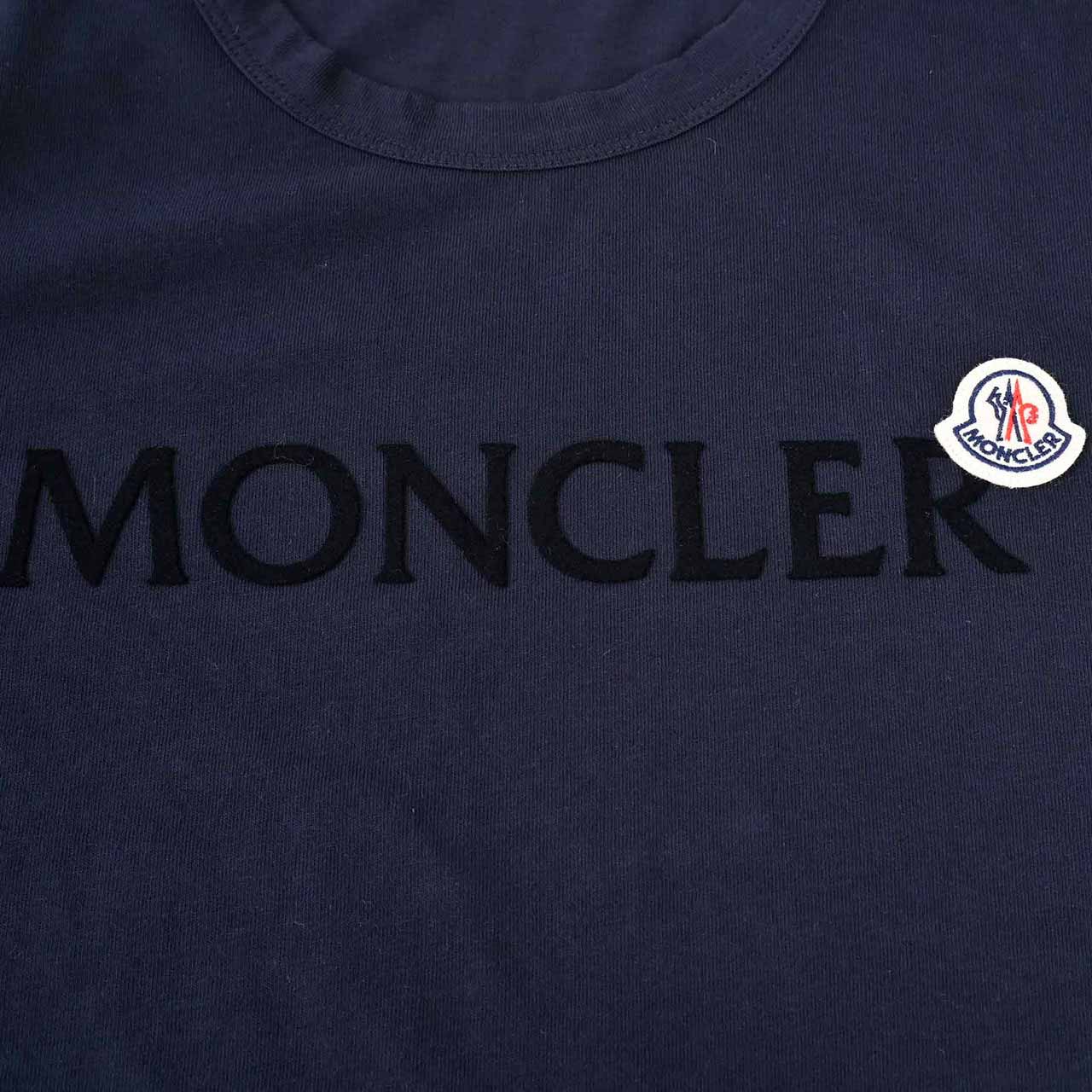 モンクレール MONCLER Tシャツ 8C00022 8390T 778 ワケアリ ネイビー メンズ