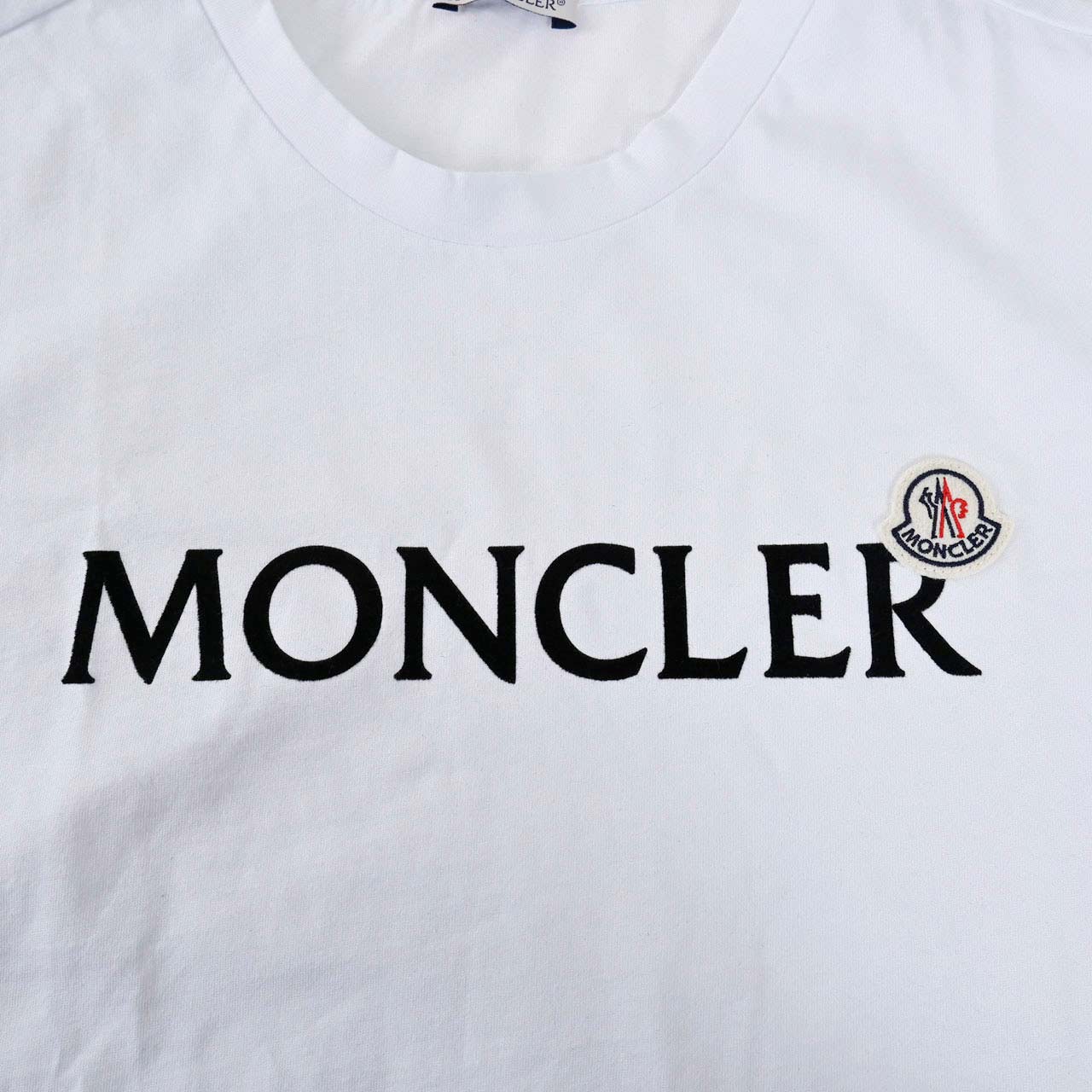 モンクレール MONCLER クルーネック半袖Ｔシャツ 8C00022　8390T　 001 ワケアリ ホワイトメンズ
