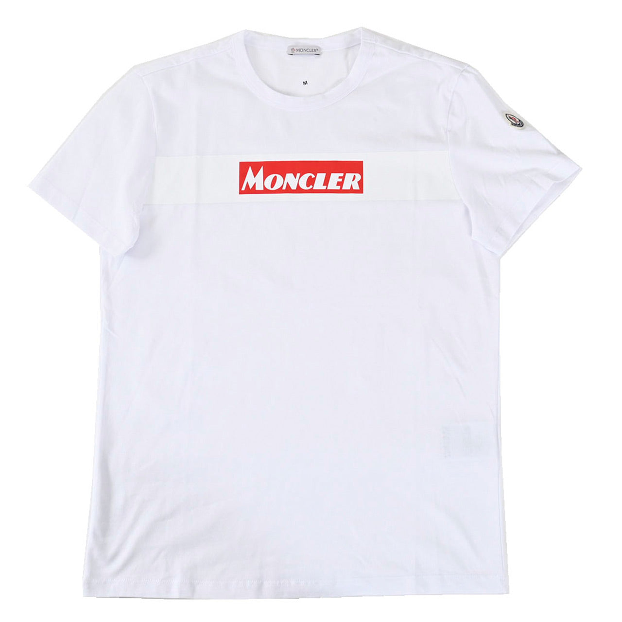 モンクレール MONCLER Tシャツ 8048450 8390T 001 ワケアリ ホワイト メンズ 【新品 訳あり 返品交換不可】