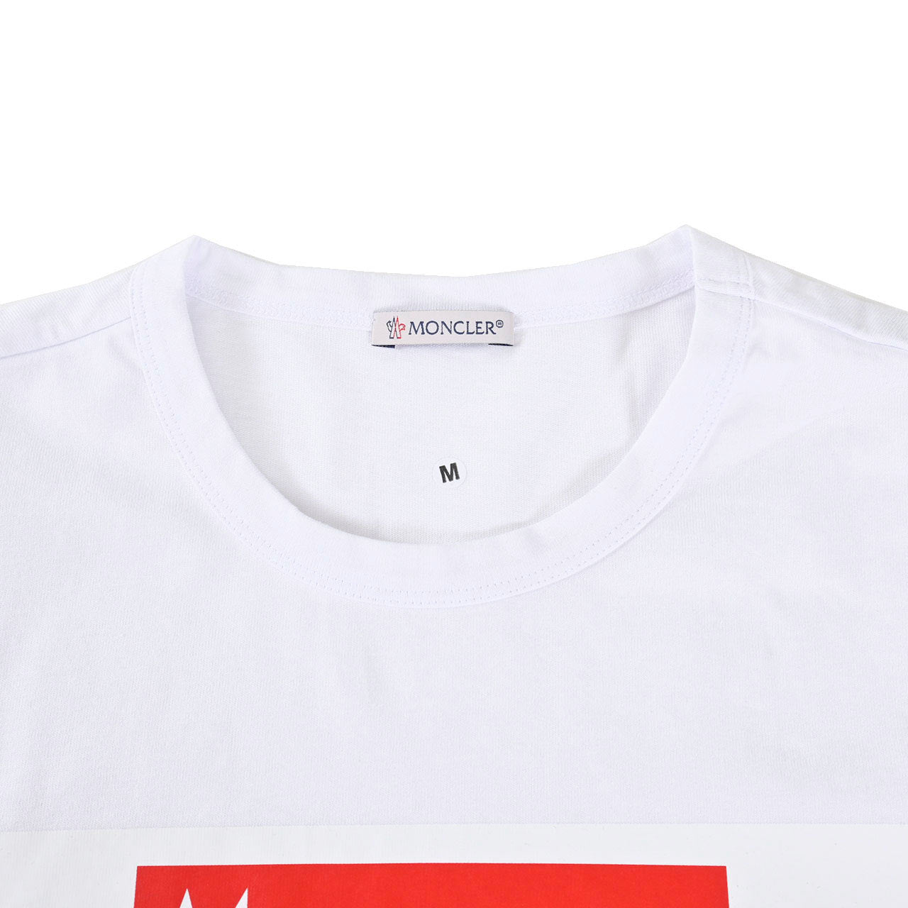 モンクレール MONCLER Tシャツ 8048450 8390T 001 ワケアリ ホワイト メンズ 【新品 訳あり 返品交換不可】
