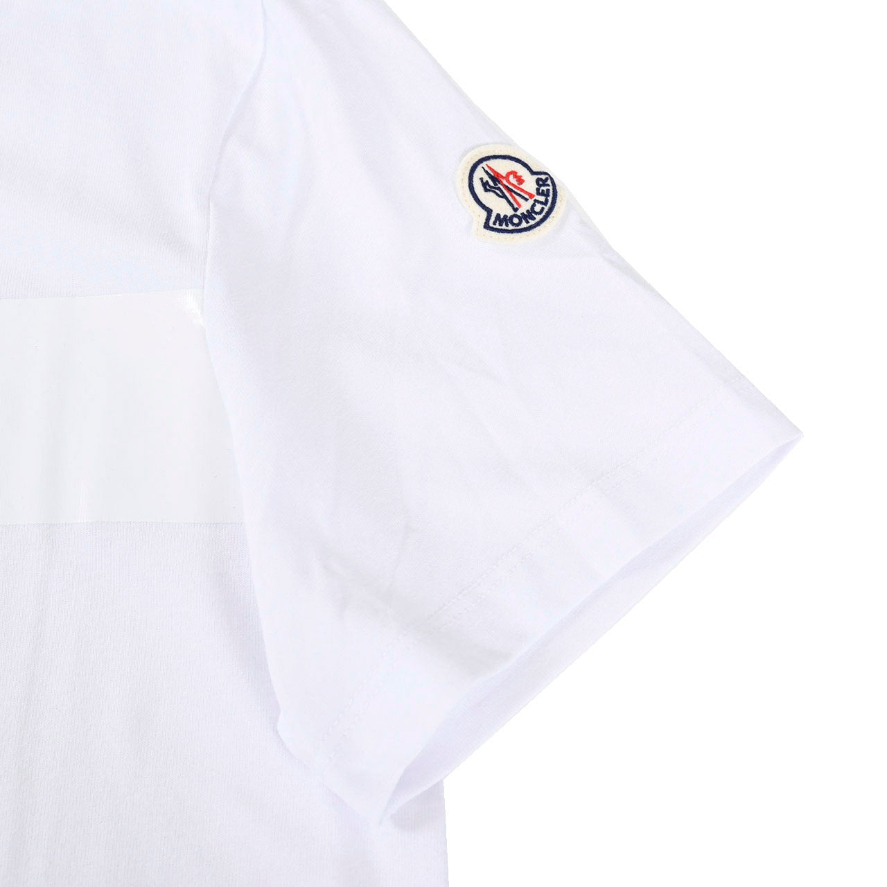 モンクレール MONCLER Tシャツ 8048450 8390T 001 ワケアリ ホワイト メンズ 【新品 訳あり 返品交換不可】