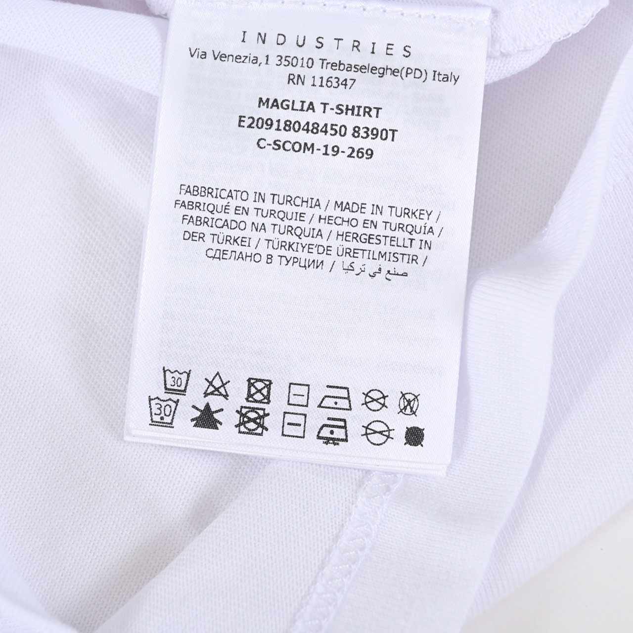 モンクレール MONCLER Tシャツ 8048450 8390T 001 ワケアリ ホワイト メンズ 【新品 訳あり 返品交換不可】