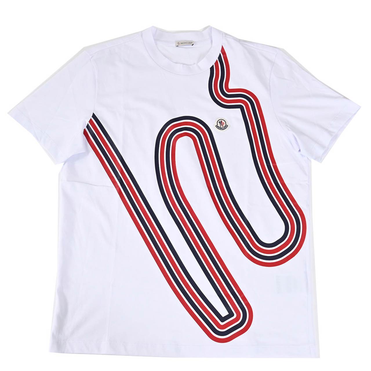 モンクレール MONCLER Tシャツ 8C01100 8390Y 001 ワケアリ ホワイト メンズ