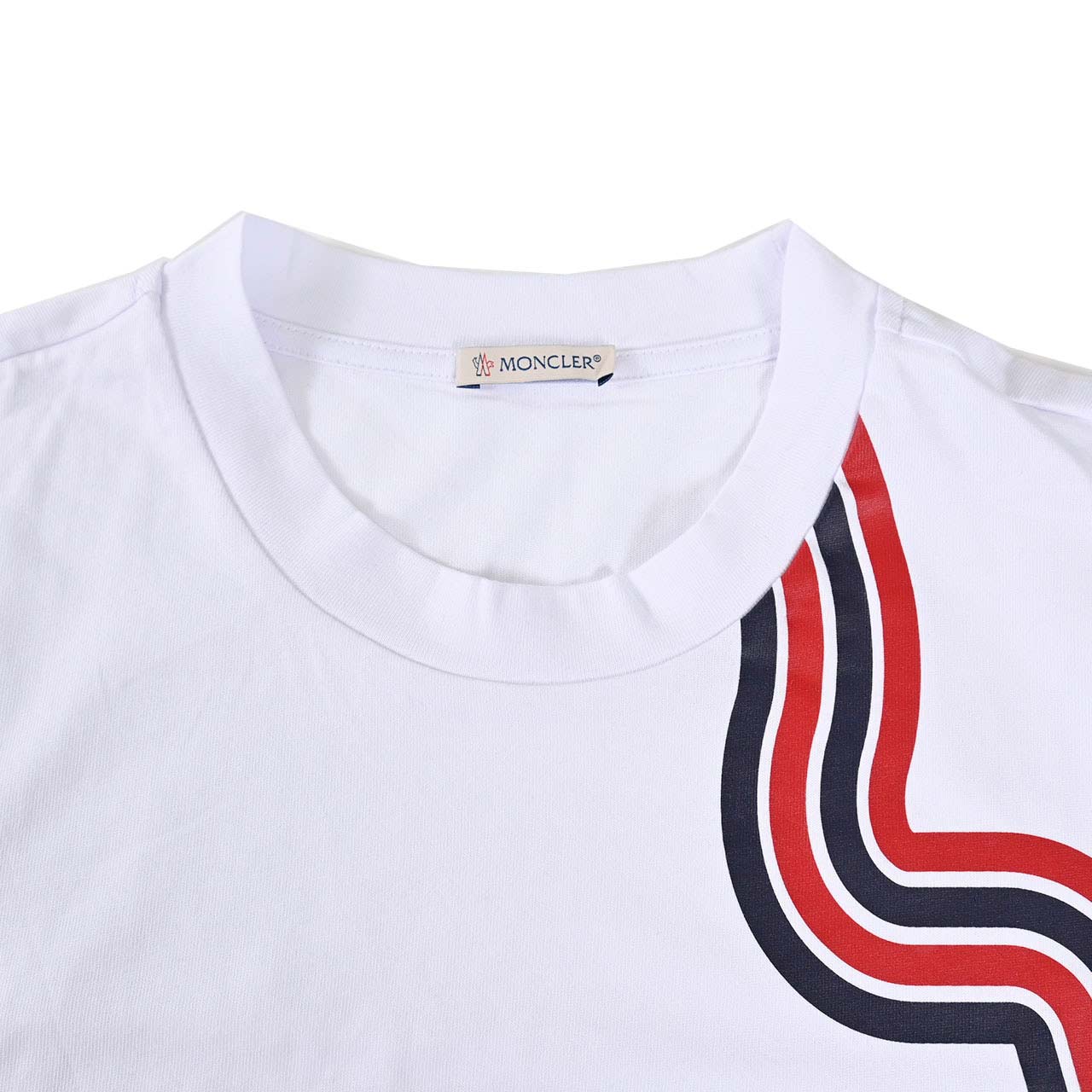 モンクレール MONCLER Tシャツ 8C01100 8390Y 001 ワケアリ ホワイト メンズ