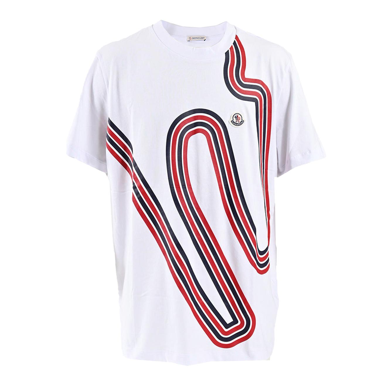 モンクレール MONCLER Tシャツ 8C01100 8390Y 001 ワケアリ ホワイト メンズ