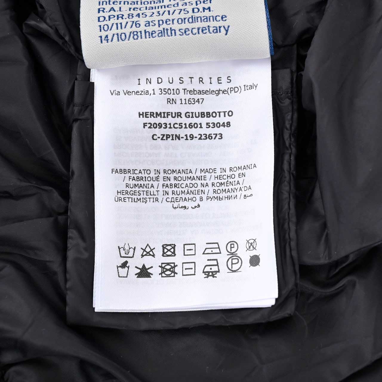 モンクレール MONCLER ダウンコート HERMIFUR 999 ワケアリ ブラック  レディース