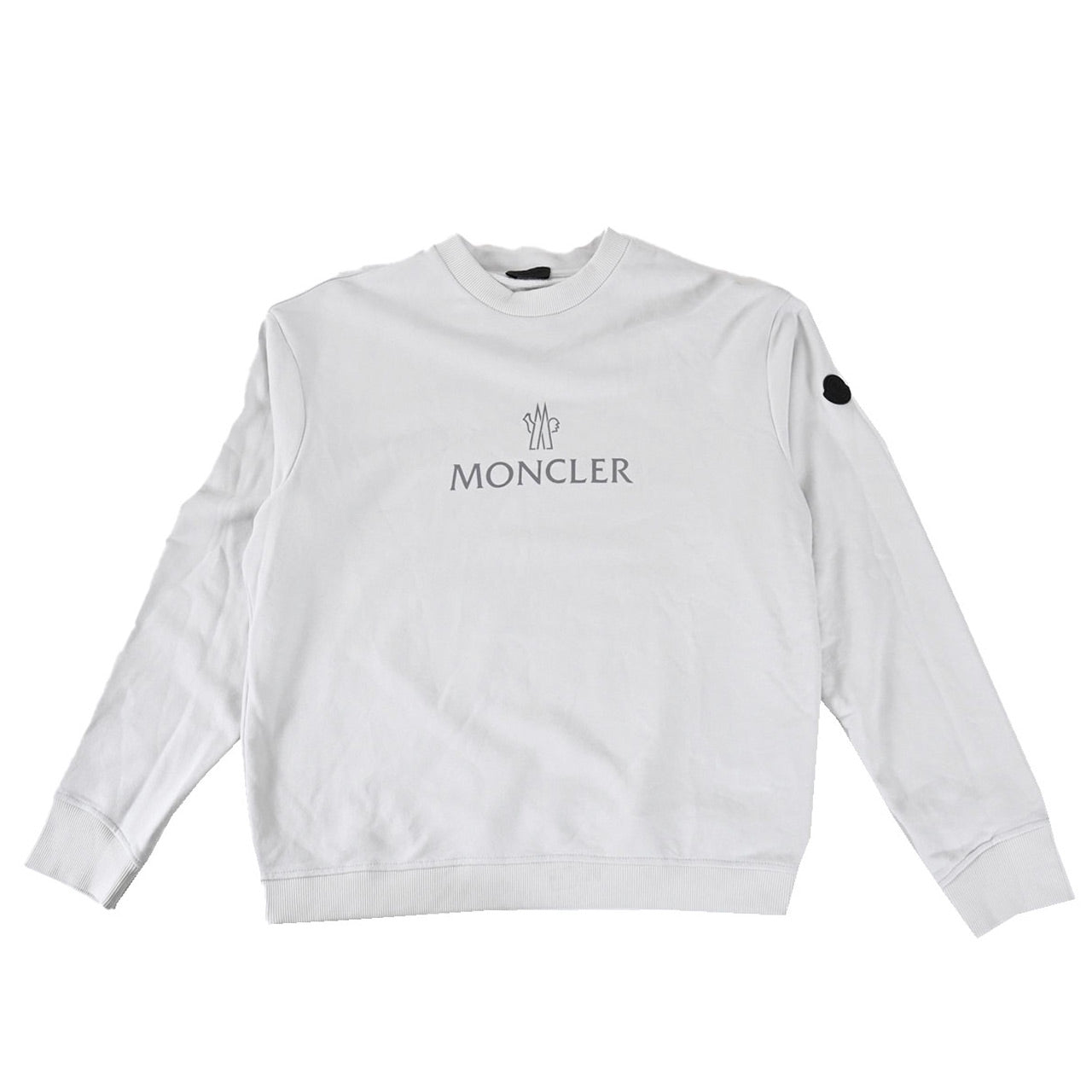 MONCLER ホワイト スウェット トレーナー