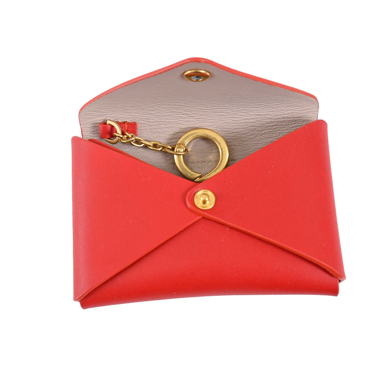 イルビゾンテ IL BISONTE 名刺入れ SCC098 RE184H Castagno Rosa ワケアリ レッド メンズ レディース