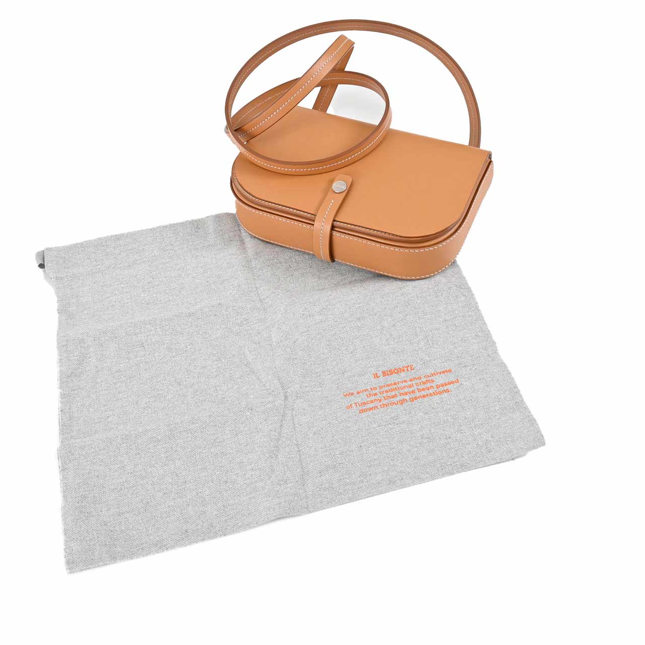 イルビゾンテ IL BISONTE ショルダーバッグ BCR259 NA200C Naturale ワケアリ ベージュ メンズ レディース ユニセックス 【新品 訳あり 返品交換不可】