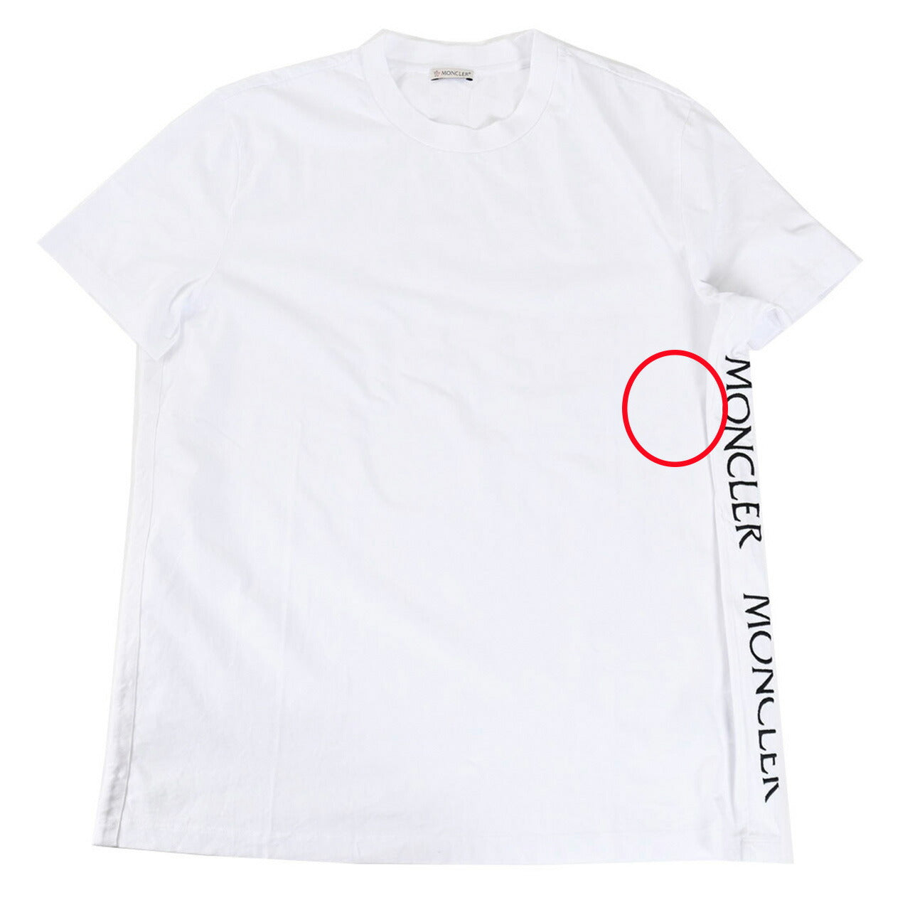 モンクレール MONCLER Tシャツ 8C00168 829H8 001 ワケアリ ホワイト メンズ レディース