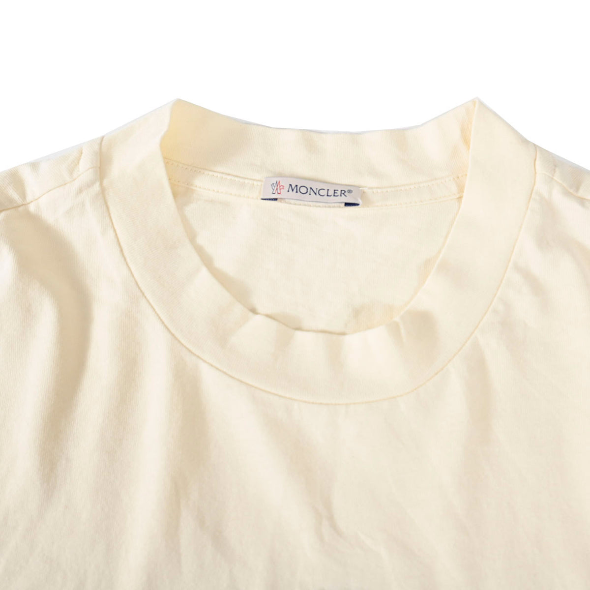 モンクレール MONCLER Tシャツ 8C00038 8390T 002 ワケアリ ベージュ メンズ レディース