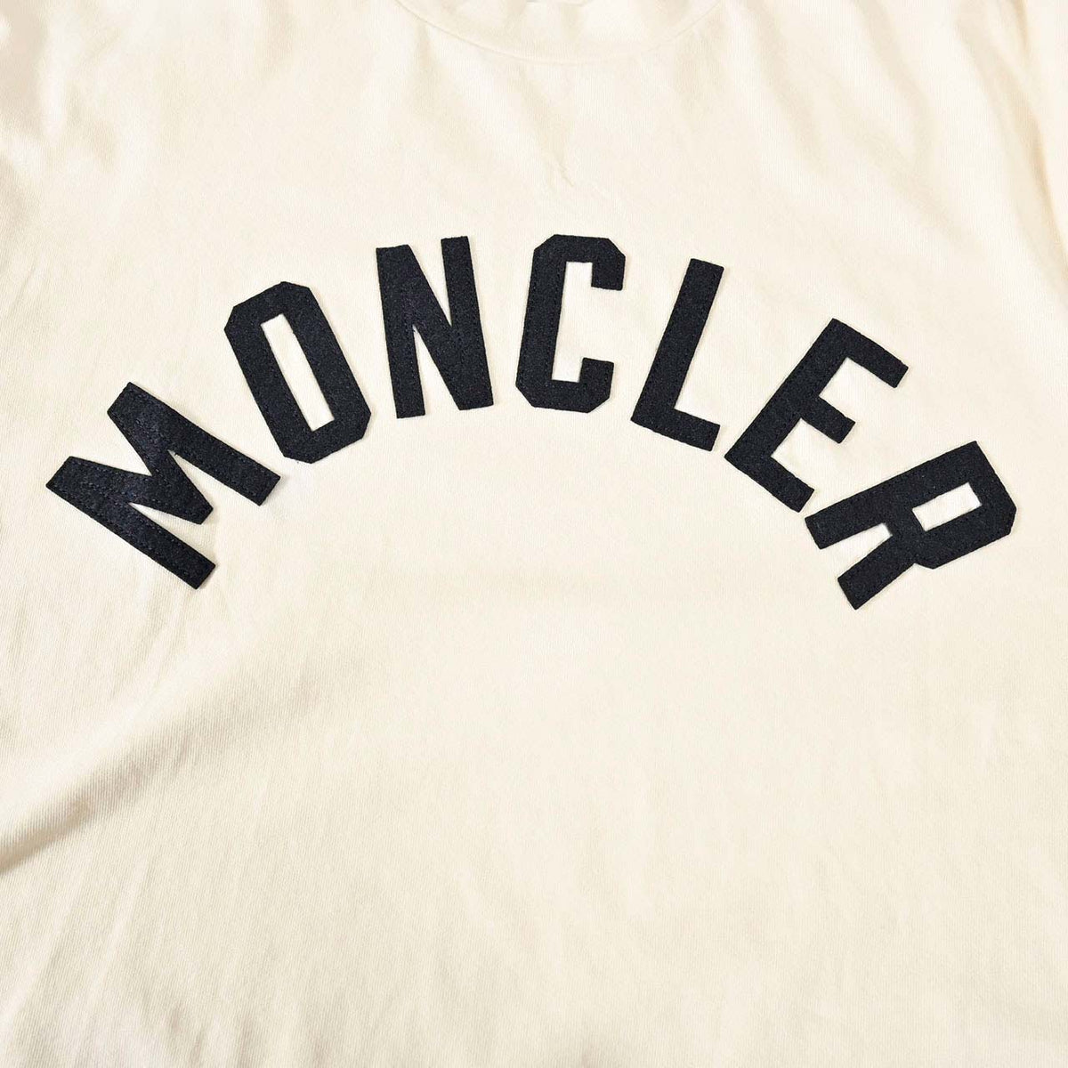 モンクレール MONCLER Tシャツ 8C00038 8390T 002 ワケアリ ベージュ メンズ レディース