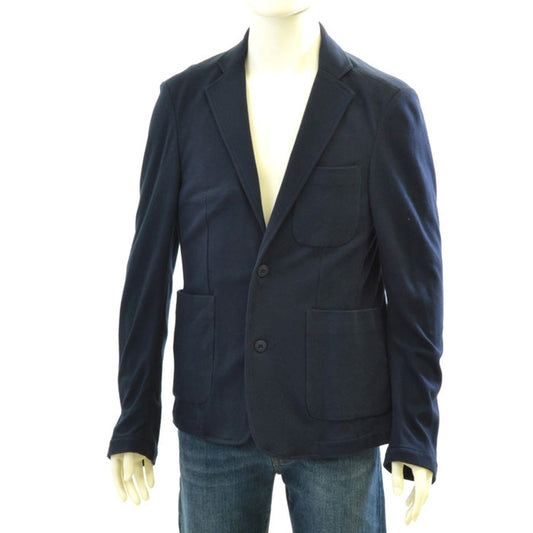 エルマノ シェルビーノ ジャケット ERMANNO SCERVINO ブルー D2500 訳あり ワケアリ 【ラスト1点 48サイズ】