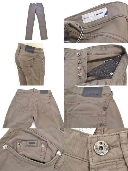 Gas Pants GAS Brown 66177-0685 MORRISON 