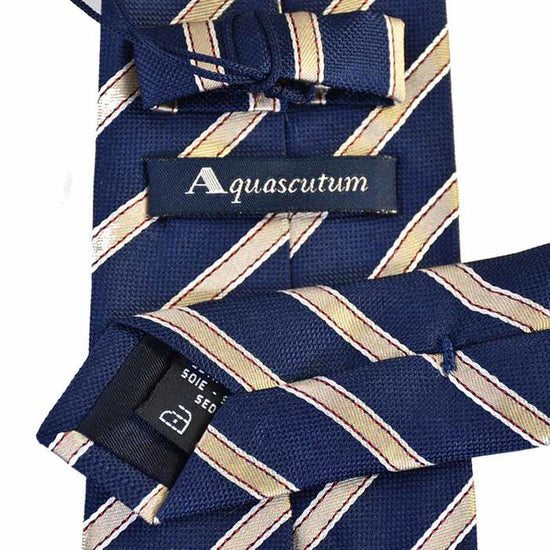 アクアスキュータム ネクタイ AQUASCUTUM 551 1 ネイビー