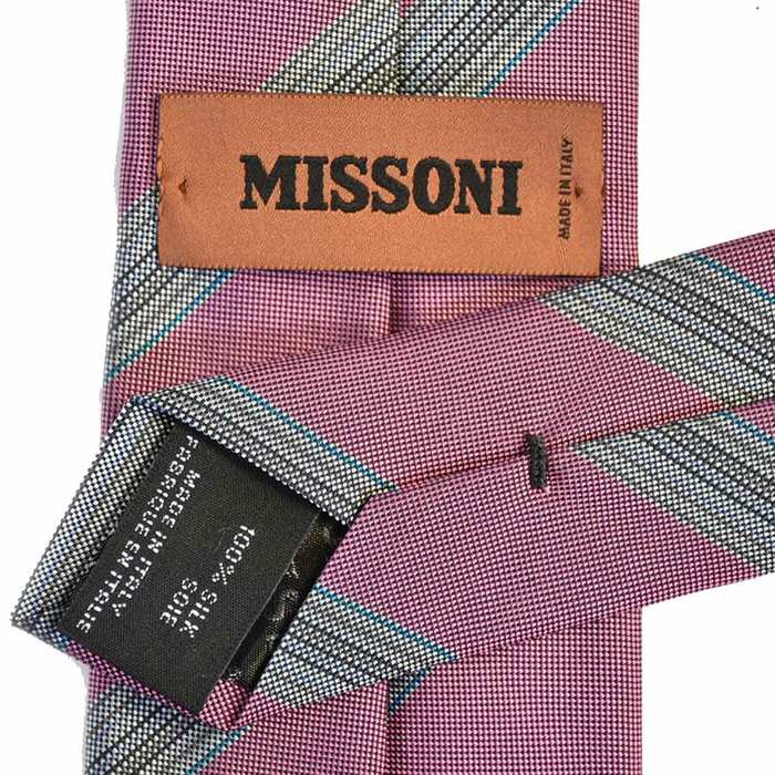 Missoni tie MISSONI 6367 0002 pink 