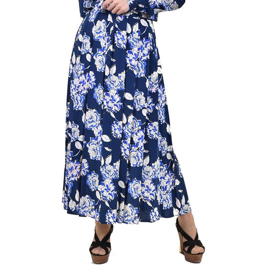 THE EDITOR Long Skirt THE EDITOR 30708 919 19 Navy 