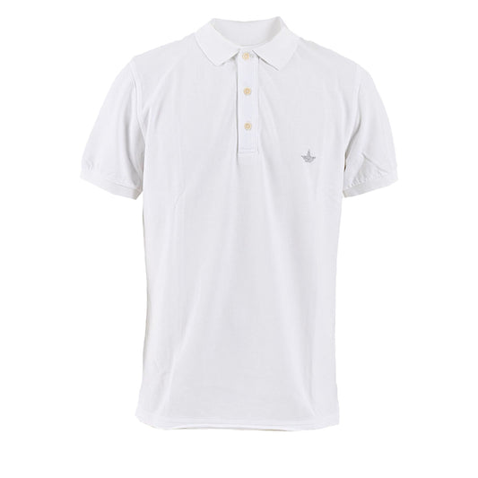 MACCHIA J. Pique Damaged Polo Shirt Golf MACCHIA J. 18SMPL 03 T3006 00 White 