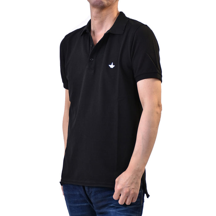 MACCHIA J. Pique Damaged Polo Shirt Golf MACCHIA J. 18SMPL 03 T3006 99 NERO 