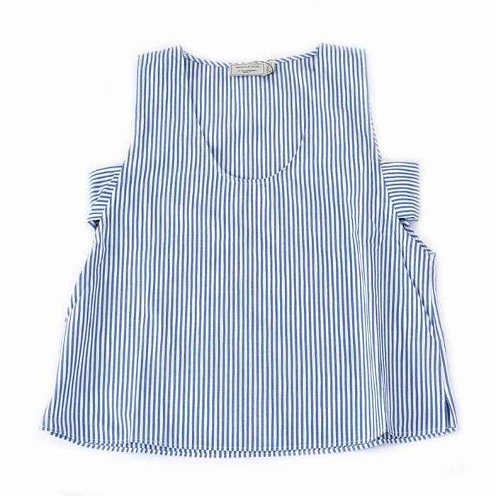 メゾン キツネ MAISON KITSUNE カットソー SS17W014 ブルー レディース 【ラスト1点 36サイズ】