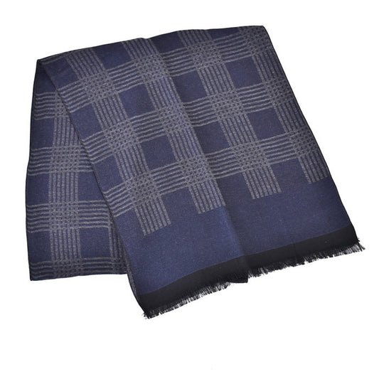 Manuel Ritz wool blend scarf MANUEL RITZ 2532F504 183879 89 Navy 